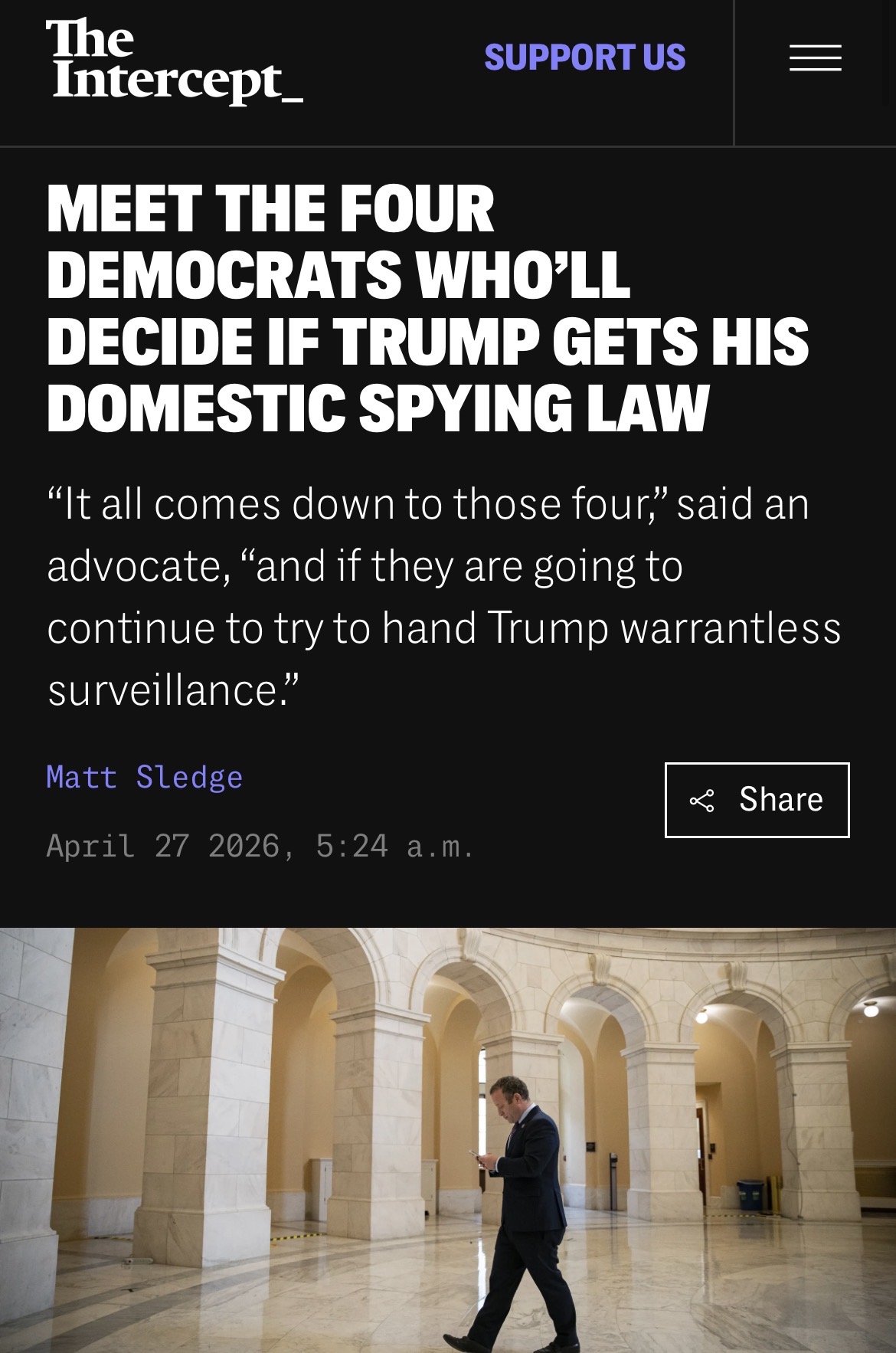 📲 call these 4 Democrats who voted in favor of authorizing Section 702 of the Foreign Intelligence Surveillance Act, which helps I*CE track and deport our neighbors.  We have 48 hours until the House votes and we need Democrats to push for urgent privacy reforms‼️  Link in bio for more info to take action 👆🏽 #snowden #fisa #democrats