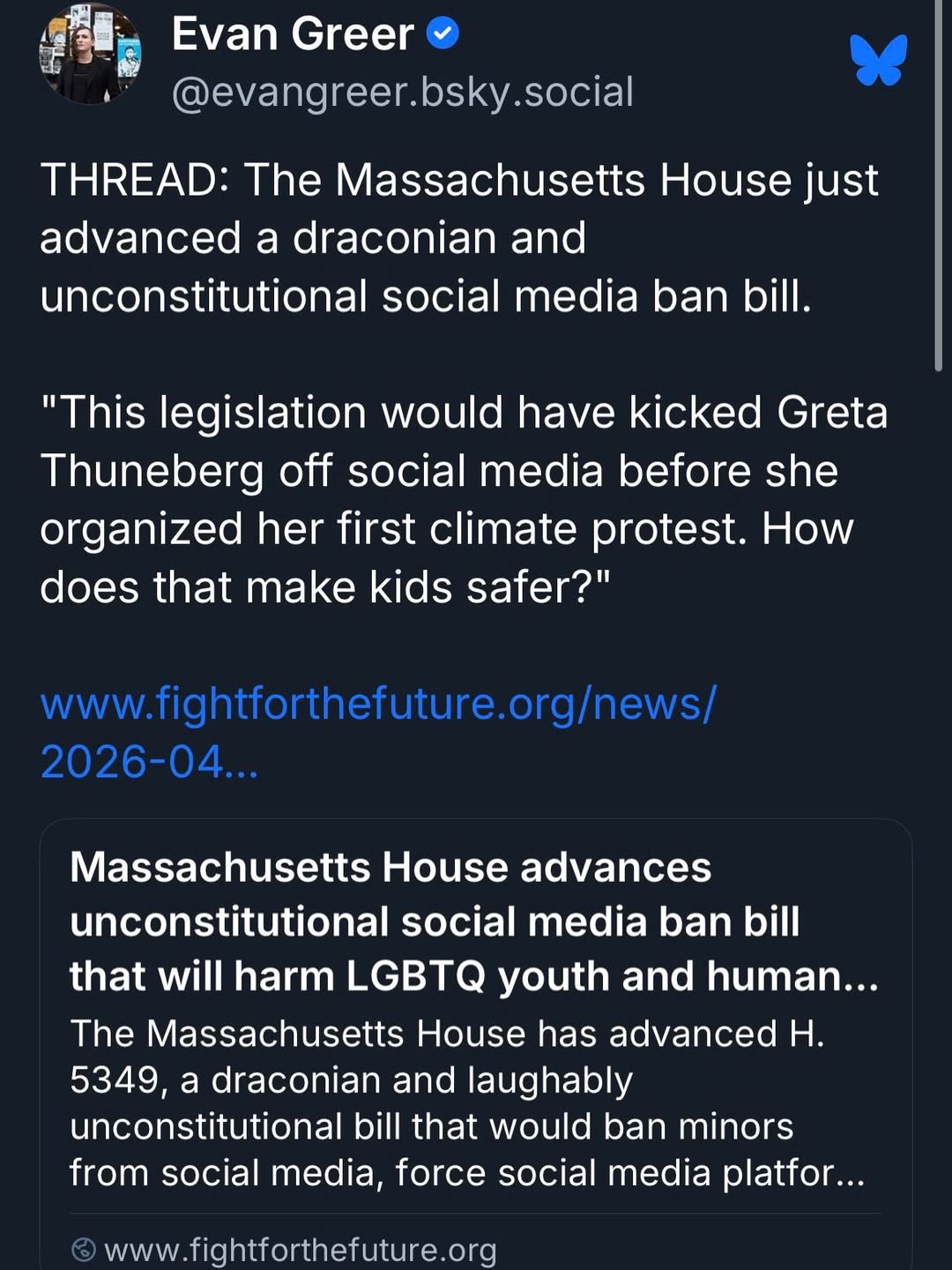What’s happening in Massachusetts with HB 5349 is spreading all across the country as Democrats sacrifice vulnerable communities under the guise of ‘protecting children’ while doing the exact opposite.