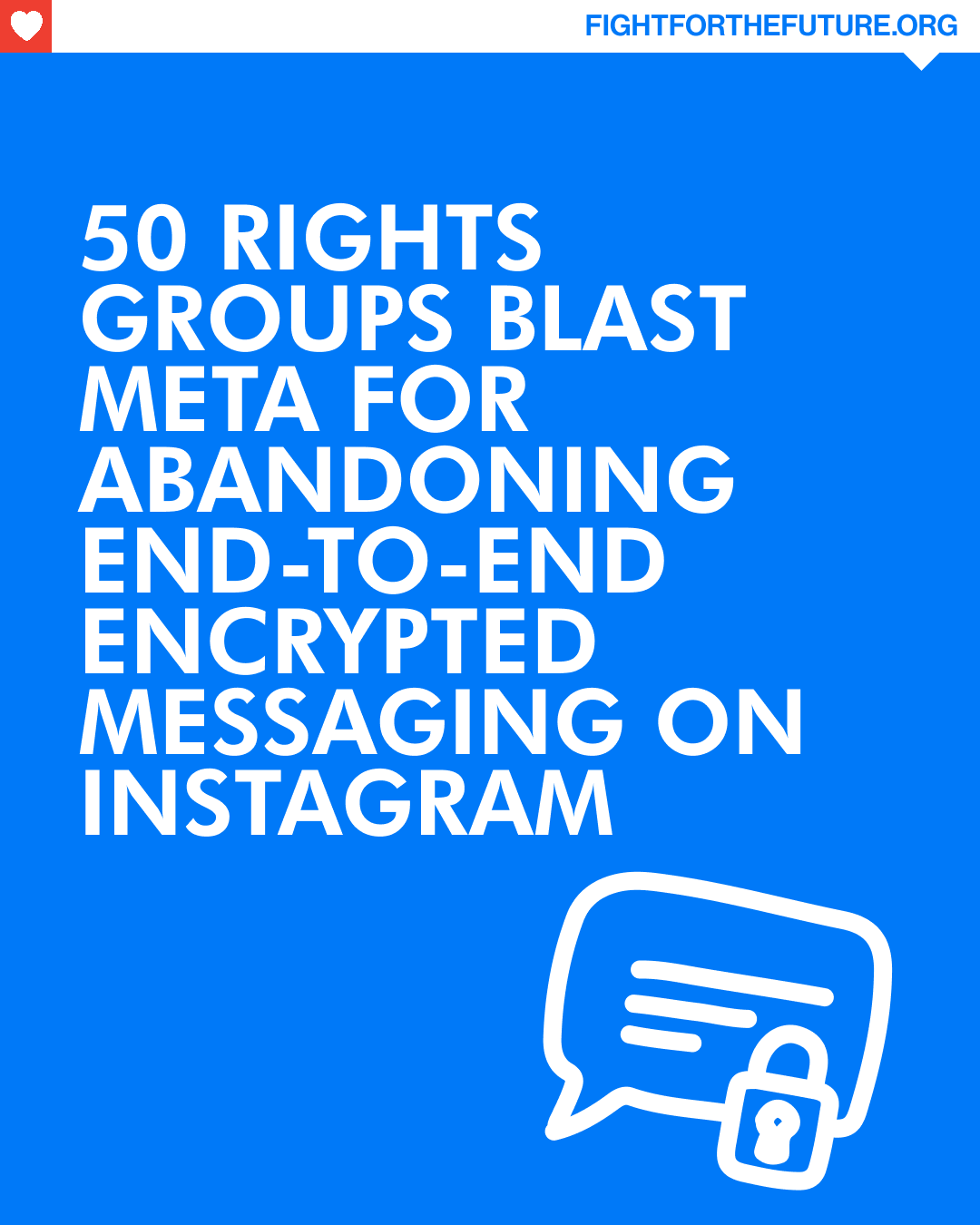 Read the full letter letter to Meta from 50 rights organizations at the link in our bio then sign the petition demanding safe DMs on Instagram now! #meta #encryption 2m