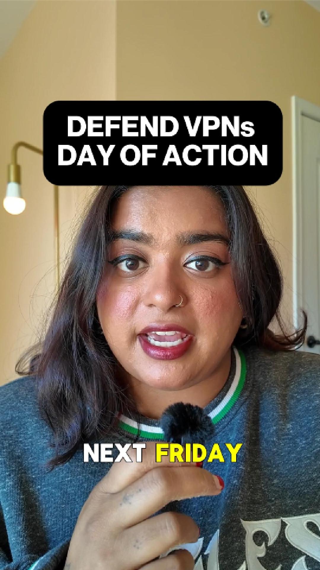 Last year, nearly 20,000 VPN users mobilized to demand safe and private browsing. But with the continued global rise of social media bans and “age verification” bills, threats against VPNs have only escalated.   So we need to push back even harder ✊🏽  The choice is clear: either we win against online censorship bills and VPN bans, or we lose our right to anonymity and access to vital information online.  Link in bio 👆🏽to join us (toolkit will be updated and shared next week so stay tuned! 👀)