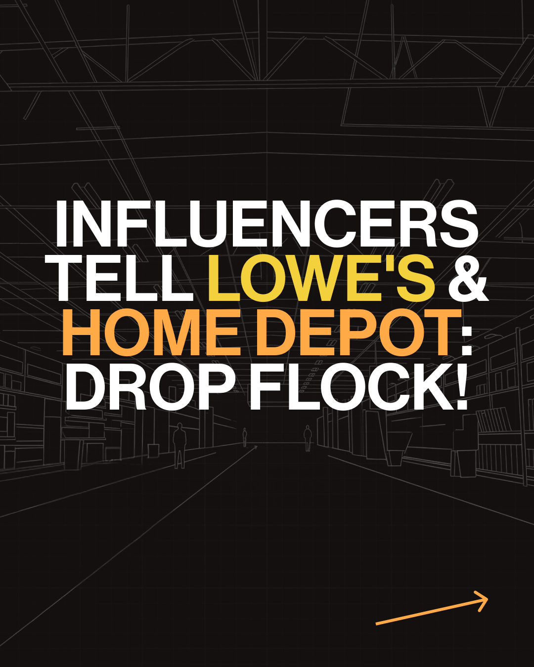Yesterday, 56 content creators with a combined audience of over 46 million people sent @loweshomeimprovement and @homedepot executives a collective statement demanding they drop #Flock. This is huge: creators play a pivotal role for retail brands like Lowe's and Home Depot, so this just goes to show that solidarity cannot be bought 👏