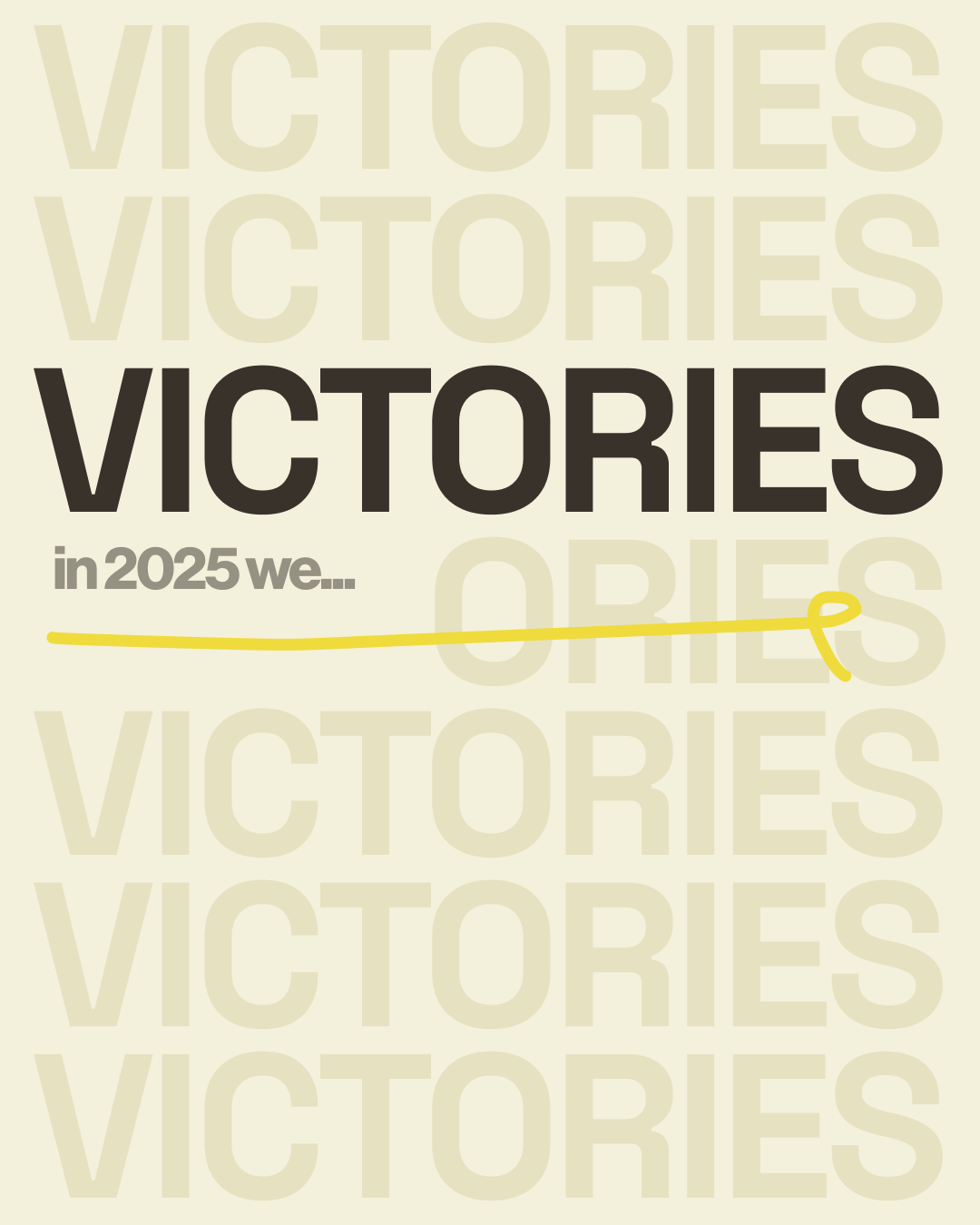 Adding to our list of victories for 2025!   🎶 We launched a Spotify Whacked campaign calling listeners, musicians & labels to boycott #Spotify as their News Year’s resolution and provided ethical alternative music apps & platforms with a proven track record of paying & playing fair.  🛡️We united major providers & privacy advocates and launched a coordinated campaign to defend VPNs. In a single day of action, we gathered over 15,000 signatures; by the end of the week, that number had reached 25,000!  💸 We mobilized mutual aid organizations to oppose financial surveillance and push for alternatives to apps like Venmo and PayPal while pushing the developer community to build better tools.  🏫We also united a coalition including Amnesty International, Access Now, Electronic Frontier Foundation and Electronic Privacy Information Center, to demand 60 major U.S. colleges end campus surveillance & mobilized students, faculty & disability justice communities to challenge campus policies enabling doxxing.