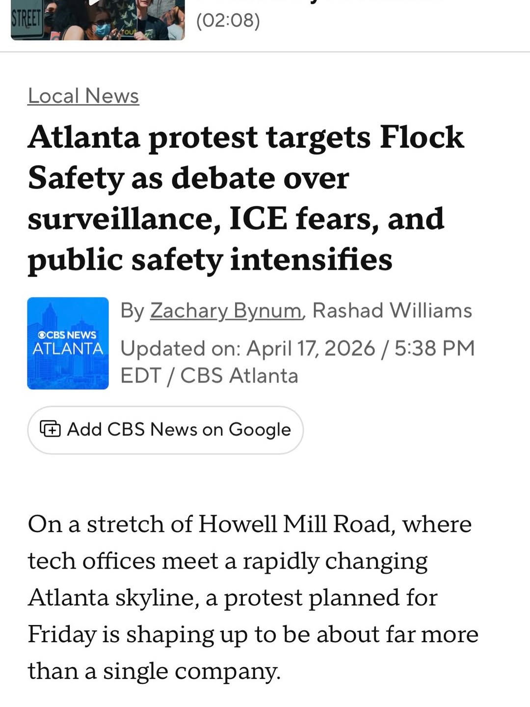 “If public safety comes at the expense of certain groups… that cannot be public safety” - Reem Sulleiman, Campaign Director at @fightfortheftr