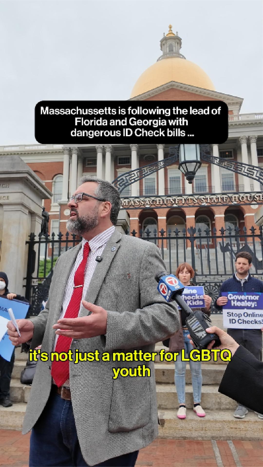 hy are Massachusetts lawmakers following the lead of states like Florida and Georgia with age verification bills? We are with Rep. @mikeconnollyma urging the Governor and the House to work with experts and impacted communities to make significant changes to their proposed social media legislation. Read our full letter at the link in our bio!  You can find Fight for the Future's proposal at FFTF.Link/MASocialMediaBill