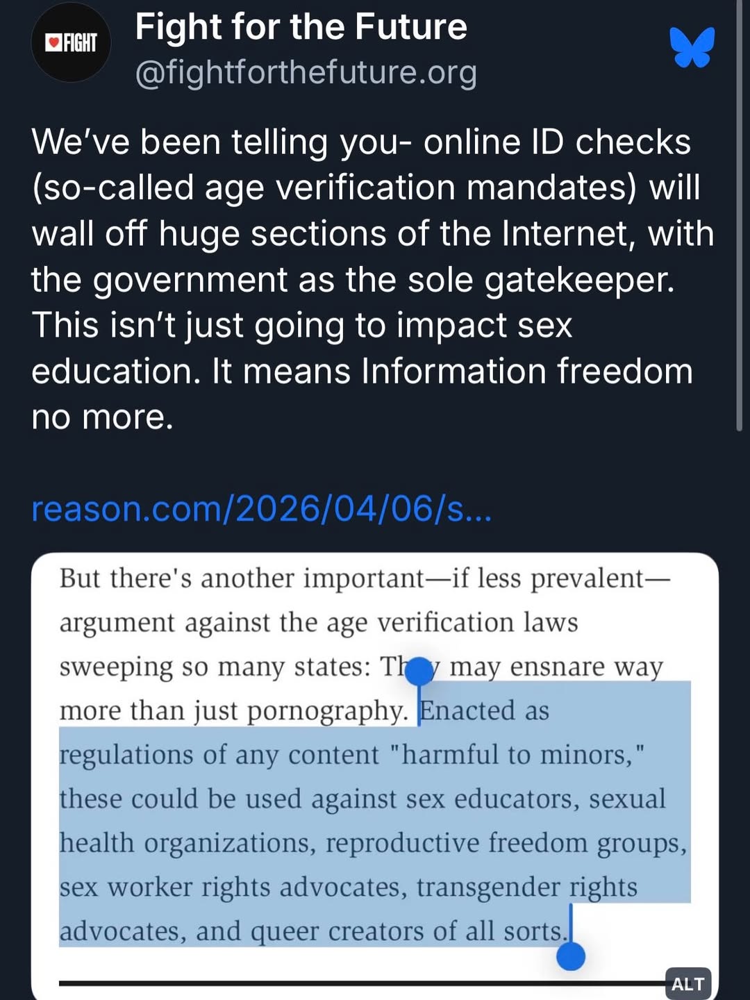 Wisconsin Governor  @govevers just smacked down an age verification law in his state for good reason: online id check mandates mean censorship and invasive surveillance for everyone.