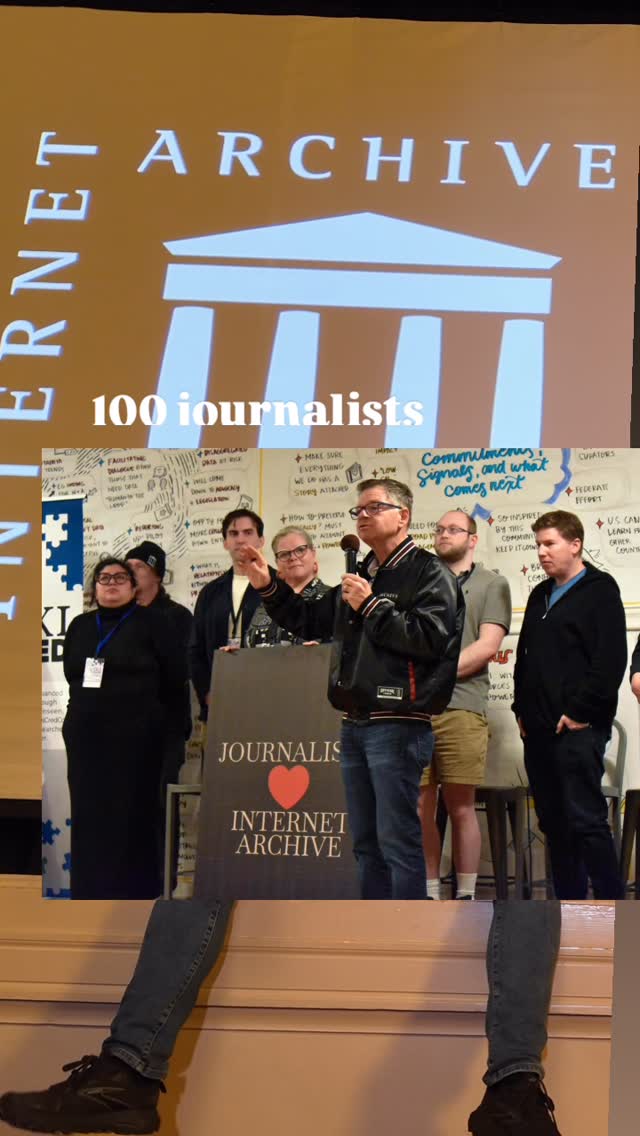 Every journalist and wayback fan you know needs to hear this. Keep the news in the wayback machine!